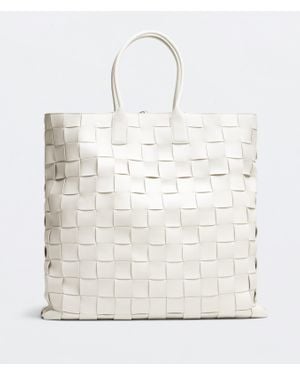 Bottega Veneta Maxi Tote Intreccio - Weiß