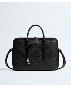 Bottega Veneta Getaway Briefcase - Black