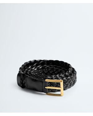 Bottega Veneta Solo Belt - Black