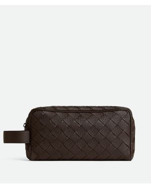 Bottega Veneta Intrecciato Reisepouch - Braun