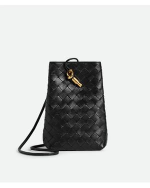 Bottega Veneta Andiamo Phone Pouch - Black