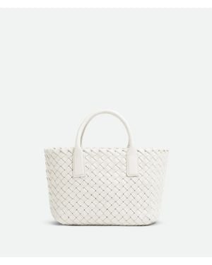 Bottega Veneta Mini Cabat - Weiß