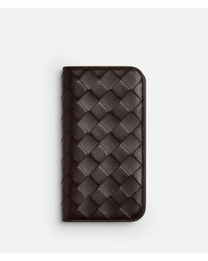 Bottega Veneta Étui Foglio Pour Iphone 16 Pro Intrecciato - Marron