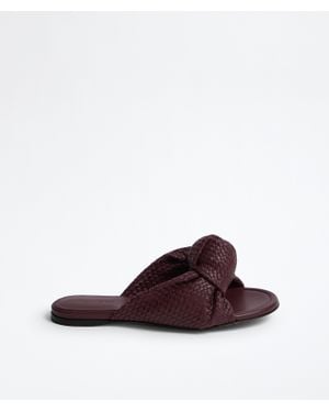 Bottega Veneta Cherry Flat Mule - Brown