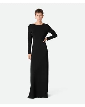 Bottega Veneta Compact Viscose Dress - Black