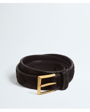 Bottega Veneta Solo Belt - Black