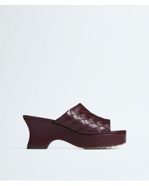 Bottega Veneta Mules compensées Rosita - Violet