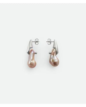 Bottega Veneta Large Pearl Earrings - White