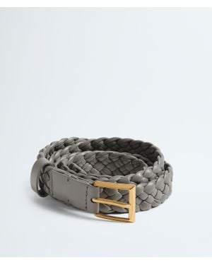 Bottega Veneta Solo Gürtel - Grau