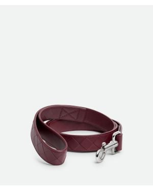 Bottega Veneta Medium Intrecciato Dog Leash - Purple