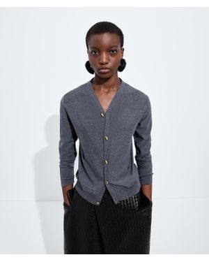 Bottega Veneta Cardigan Aus Wolle - Blau