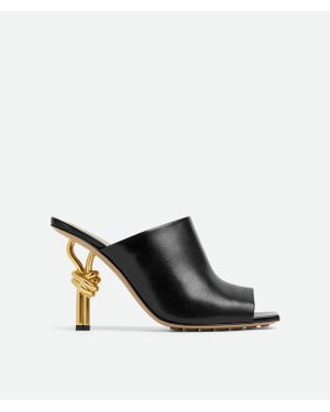 Bottega Veneta Knot Leather Mule - Black
