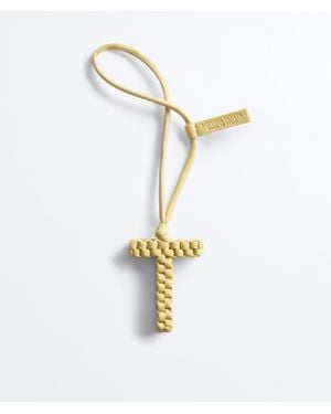 Bottega Veneta Buchstabe T-Charm - Weiß