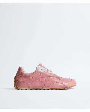 Bottega Veneta Orbit Flash Trainer - Pink