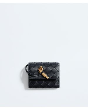 Bottega Veneta Andiamo Tri-Fold-Portemonnaie - Weiß