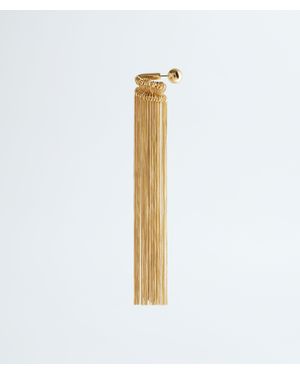 Bottega Veneta Fringes Single Earring - White