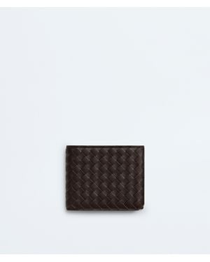 Bottega Veneta Intrecciato Piccolo Bi-Fold Wallet - Green