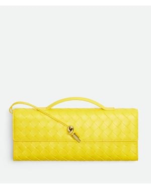 Bottega Veneta Andiamo Clutch - Gelb