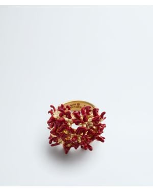Bottega Veneta Sea Coral Ring - Weiß