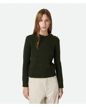 Bottega Veneta Wool Bouclé Jumper - Green