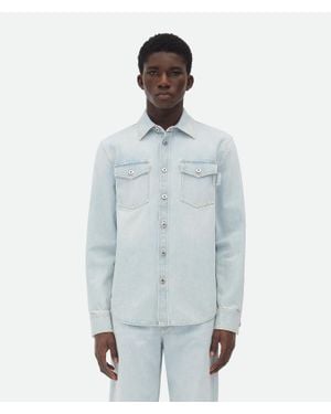 Bottega Veneta Denim Shirt - Blue