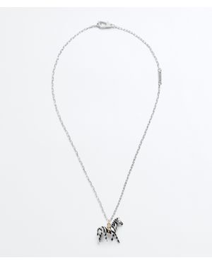 Bottega Veneta Animals Halskette Mit Anhänger - Weiß