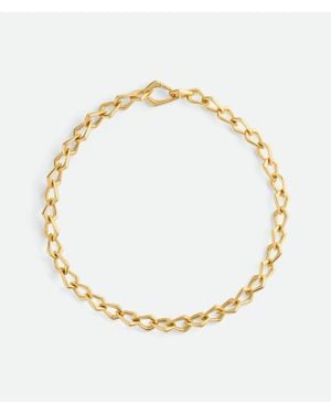 Bottega Veneta Fin Chain Necklace - Metallic