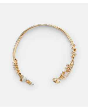 Bottega Veneta Twist Necklace - Metallic
