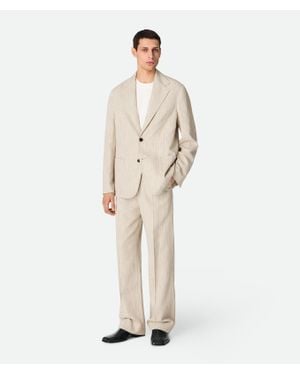 Bottega Veneta Viscose And Silk Jacket - Natural