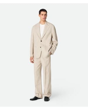 Bottega Veneta Viscose And Silk Jacket - Natural