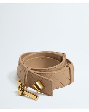 Bottega Veneta Andiamo Belt - Natural