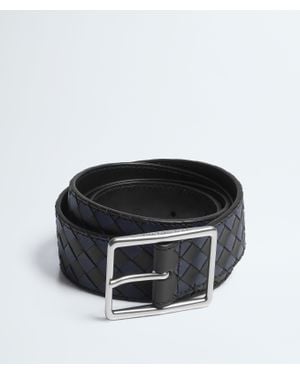Bottega Veneta Intrecciato Piccolo Gürtel - Schwarz
