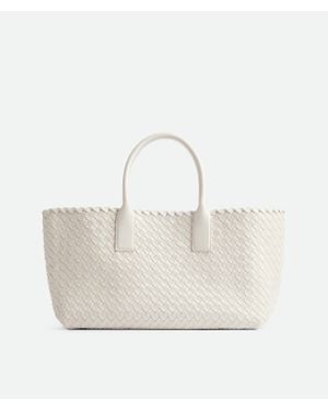 Bottega Veneta Kleine Cabat - Weiß