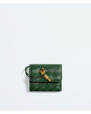 Bottega Veneta Andiamo Tri-Fold Wallet - Green