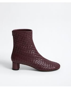 Bottega Veneta Cherry Ankle Boot - Purple