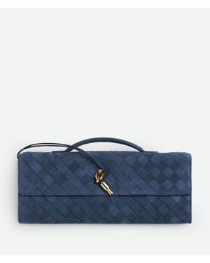 Bottega Veneta Andiamo Clutch - Blue