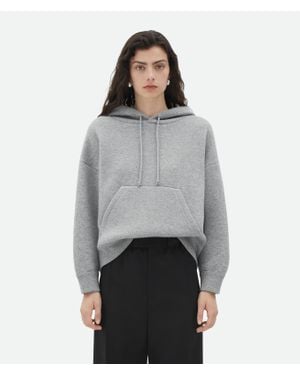 Bottega Veneta Hooded Jumper - Grey
