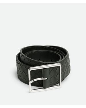 Bottega Veneta Intrecciato Piccolo Belt - Black