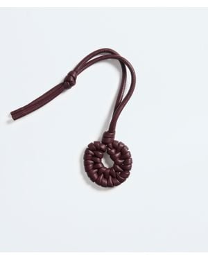 Bottega Veneta Charm Coquillage Noué - Blanc