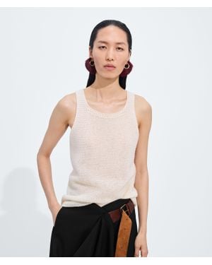 Bottega Veneta Shetland Wool Tank Top - White