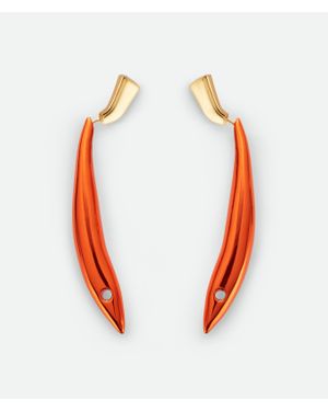 Bottega Veneta Boucles D'oreilles Sardine - Rouge