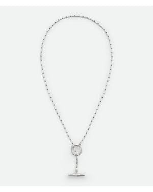 Bottega Veneta Pen Halskette - Weiß