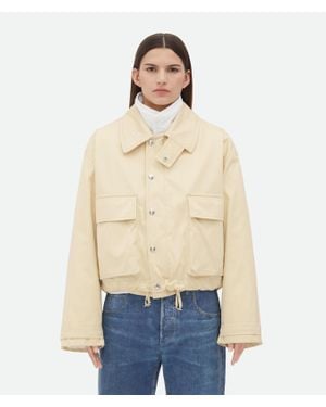 Bottega Veneta Cotton Twill Jacket - Natural