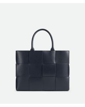 Bottega Veneta Arco Tote À Bandoulière Petit Format - Bleu
