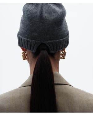 帽子 bottega veneta archive wool knit beanie Bottega Veneta Classic Wool Knit Beanie in Black for Men | Lyst
