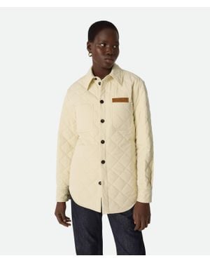 Bottega Veneta Quilted Cotton Overshirt - Natural