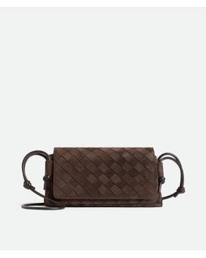 Bottega Veneta Notturno Fondant Clutch - Brown
