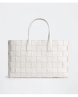 Bottega Veneta Maxi Tote Intreccio - Weiß