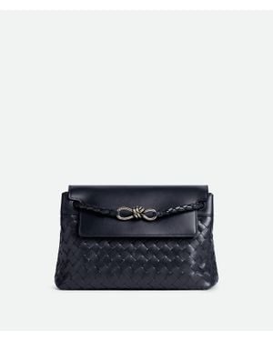 Bottega Veneta Kleine Andiamo Messenger Bag - Blau