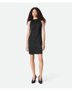 Bottega Veneta Viscose Satin Dress - Black